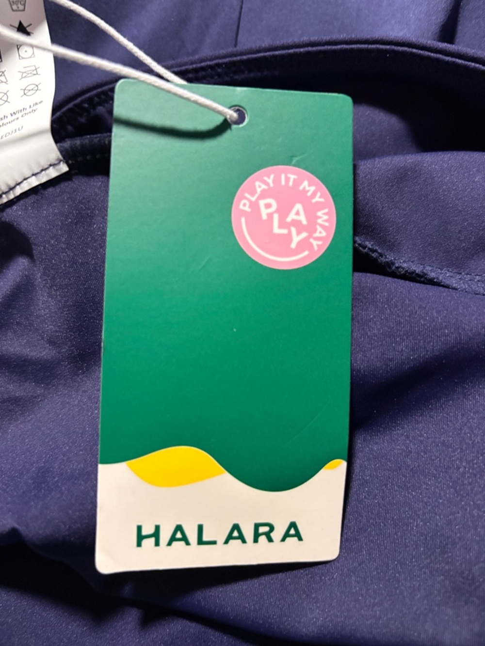 NWT Halara Breezeful High-Waisted High-Low Ruffle 2-in-1 Flowy Quick Dry Skirt. - Picture 9 of 9